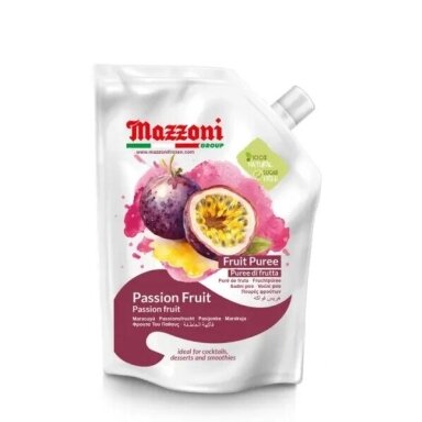 100% becukrė pasiflorų tyrė, 1 kg