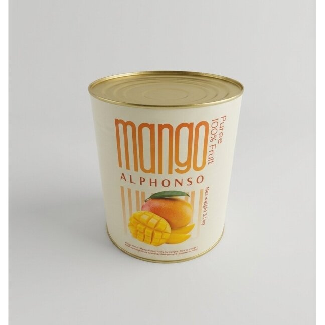100% „Alphonso“ Mangų tyrė, 3.1 kg 100% „Alphonso“ Mangų tyrė, 3.1 kg