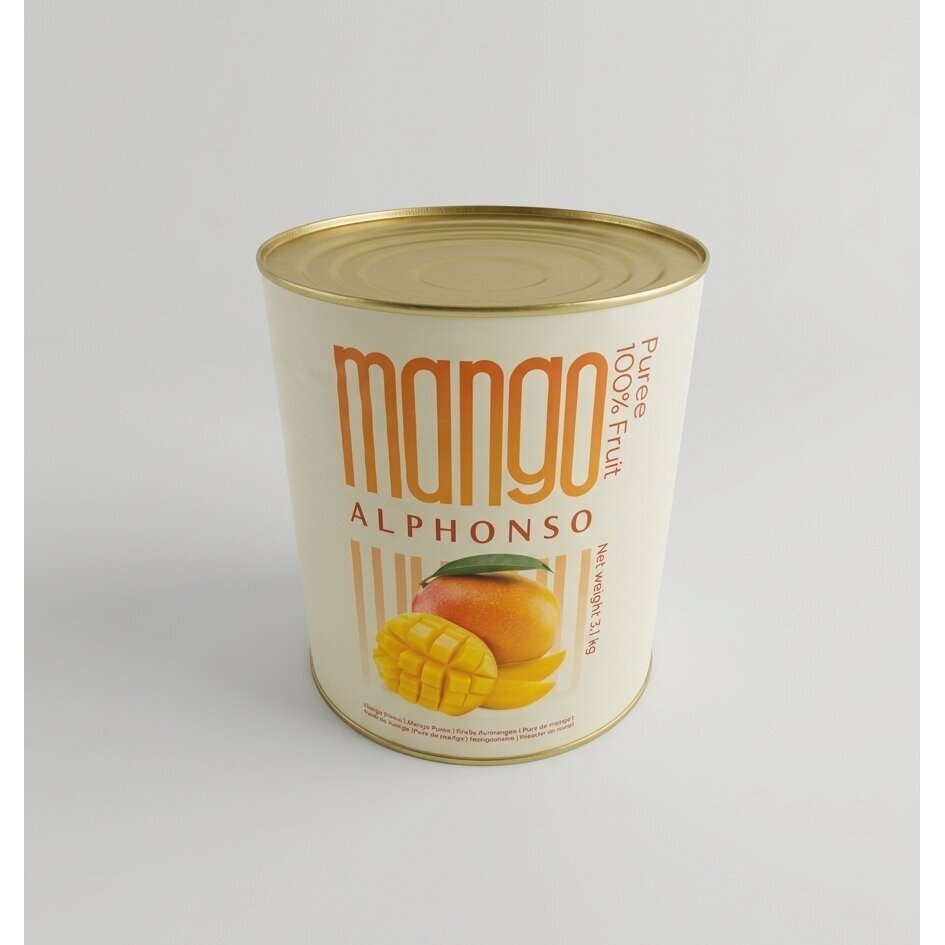 100% „Alphonso“ Mangų tyrė, 3.1 kg