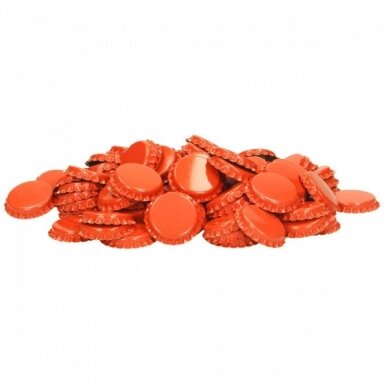 Crown corks 26 mm orange 100 pcs Crown corks 26 mm orange 100 pcs