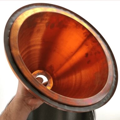 Steam condenser Copper Dome Lid - 47mm Hole Steam condenser Copper Dome Lid - 47mm Hole