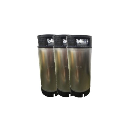 3 vnt. naudotos-atnaujintos "Soda-Keg" 19 L talpos statinės