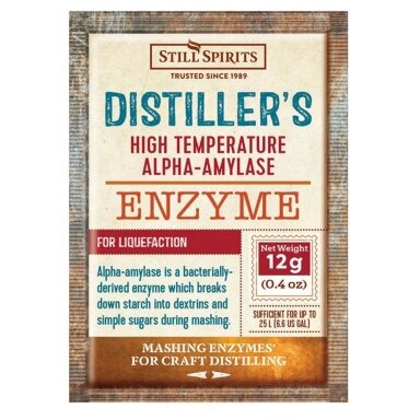 Still Spirits Distiller's Enzyme Alpha-amylase 12g Still Spirits Distiller's Enzyme Alpha-amylase 12g