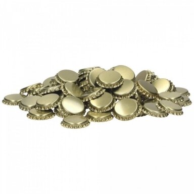 Crown corks 26 mm gold 100 pcs Crown corks 26 mm gold 100 pcs