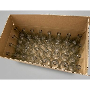 Wine bottles, clear glass, 750 ml, 28 pcs. Wine bottles, clear glass, 750 ml, 28 pcs.