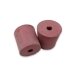 Rubber conical stopper with a hole for airlock Rubber conical stopper with a hole for airlock
