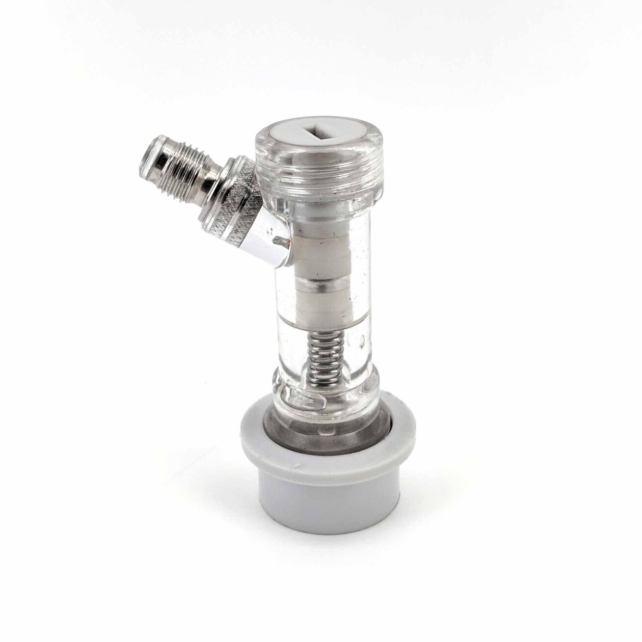 Premium Ball Lock Disconnect MFL (Clear/Grey/Gas) - With Integrated Check Valve 1