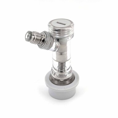 Premium Ball Lock Disconnect MFL (Clear/Grey/Gas) - With Integrated Check Valve Premium Ball Lock Disconnect MFL (Clear/Grey/Gas) - With Integrated Check Valve