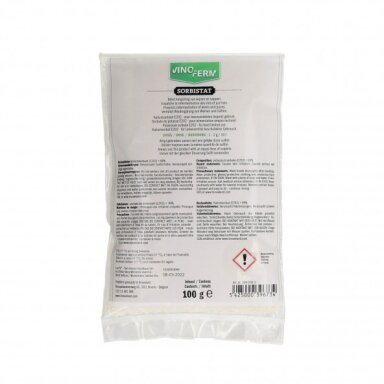 Potassiumsorbate Vinoferm sorbistat 100 g