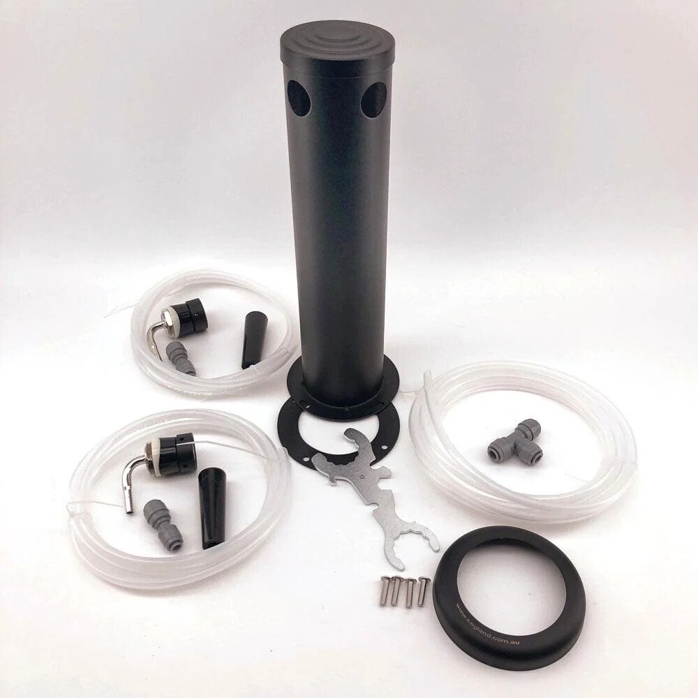 Dubble Tap Black Phantom Font Kit with duotight Short Shank and Black handle (Without Tap) Dubble Tap Black Phantom Font Kit with duotight Short Shank and Black handle (Without Tap)