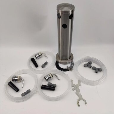 Triple Tap Brushed Stainless Font Kit Triple Tap Brushed Stainless Font Kit