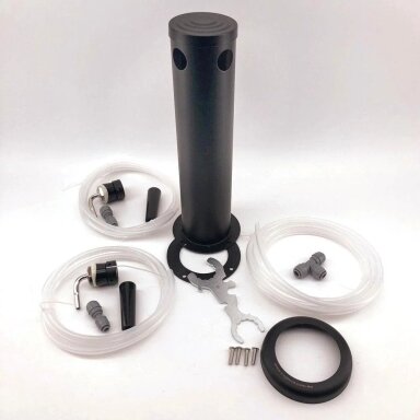 Dubble Tap Black Phantom Font Kit with duotight Short Shank and Black handle (Without Tap) Dubble Tap Black Phantom Font Kit with duotight Short Shank and Black handle (Without Tap)