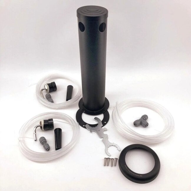 Dubble Tap Black Phantom Font Kit with duotight Short Shank and Black handle (Without Tap) Dubble Tap Black Phantom Font Kit with duotight Short Shank and Black handle (Without Tap)