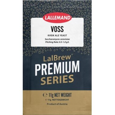 LALLEMAND LalBrew® Premium dried brewing yeast Voss Kveik Ale - 11 g LALLEMAND LalBrew® Premium dried brewing yeast Voss Kveik Ale - 11 g