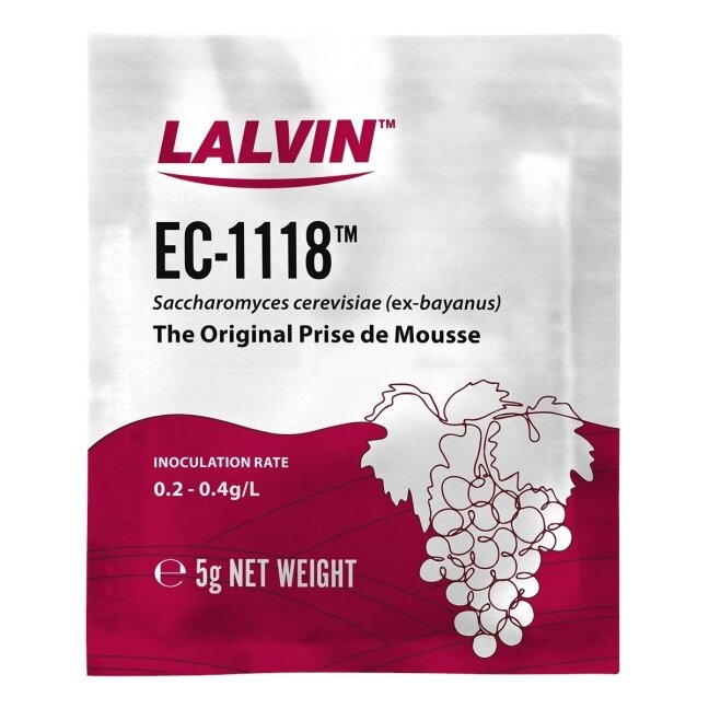 LALVIN EC-1118 Prise de Mousse, sausos mielės, 5 g LALVIN EC-1118 Prise de Mousse, sausos mielės, 5 g