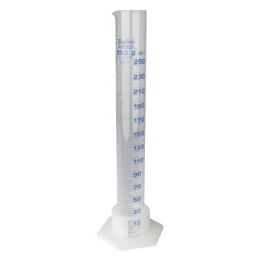 Measuring cylinder, graduated, glass Measuring cylinder, graduated, glass