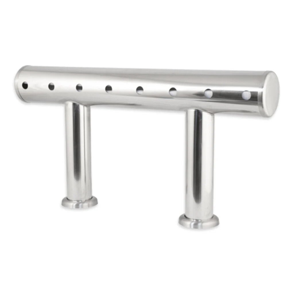 8 Tap TT Bar Brushed Stainless Font Only