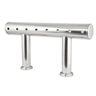 8 Tap TT Bar Brushed Stainless Font Only 8 Tap TT Bar Brushed Stainless Font Only