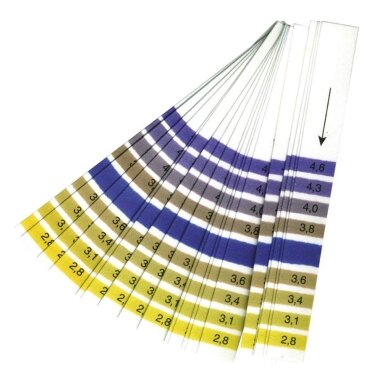 pH strips, scale 2.8-4.6 (for wine/kombucha) 20 pcs pH strips, scale 2.8-4.6 (for wine/kombucha) 20 pcs