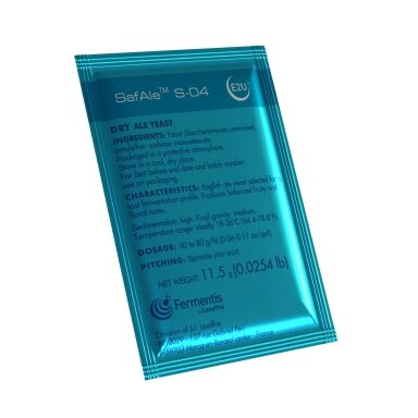 Fermentis dried brewing yeast SafAle™ S-04 11.5 g Fermentis dried brewing yeast SafAle™ S-04 11.5 g