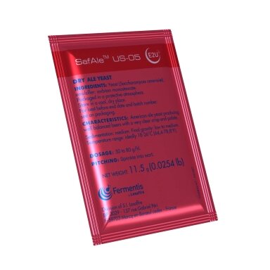 Fermentis dried brewing yeast SafAle™ US-05(56) 11.5 g Fermentis dried brewing yeast SafAle™ US-05(56) 11.5 g