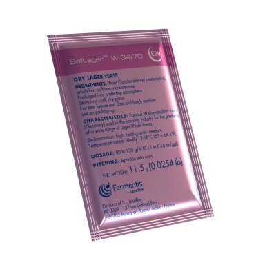 Fermentis dried brewing yeast SafLager™ W-34/70 11.5 g Fermentis dried brewing yeast SafLager™ W-34/70 11.5 g