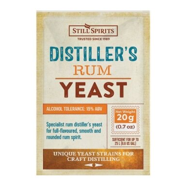 Still Spirits Distiller’s Yeast Rum 20g Still Spirits Distiller’s Yeast Rum 20g