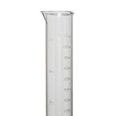 Plastic graduated measuring cylinder - 210 ml Plastic graduated measuring cylinder - 210 ml